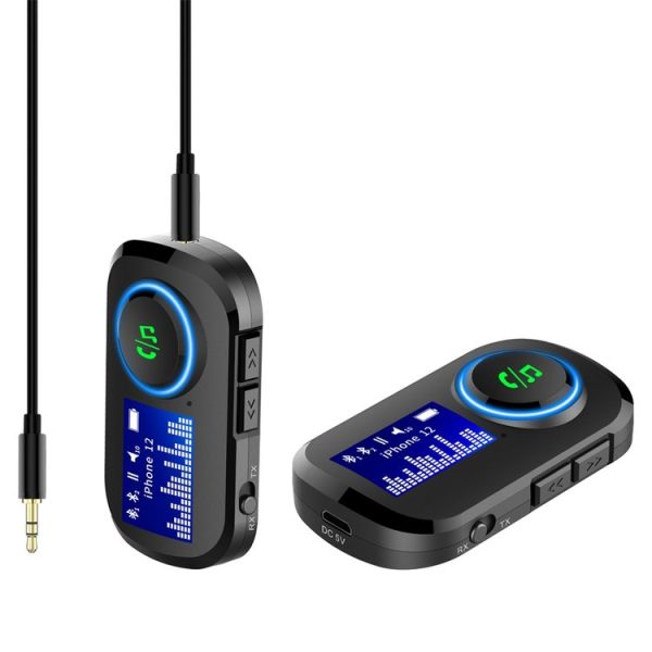 T5 2 in 1 Car Bluetooth Transmitter Receiver MP3 Player - Image 2
