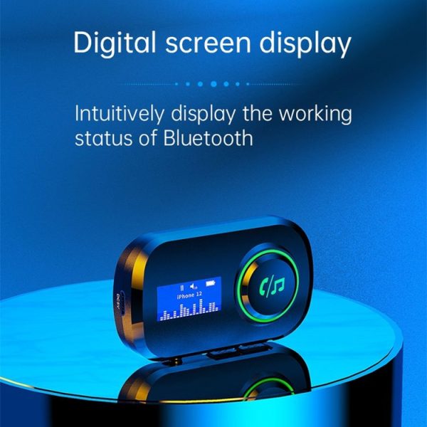 T5 2 in 1 Car Bluetooth Transmitter Receiver MP3 Player - Image 3
