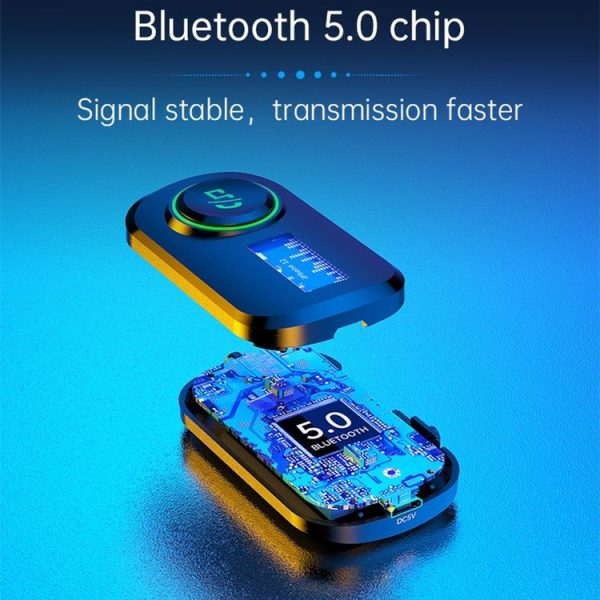 T5 2 in 1 Car Bluetooth Transmitter Receiver MP3 Player - Image 6