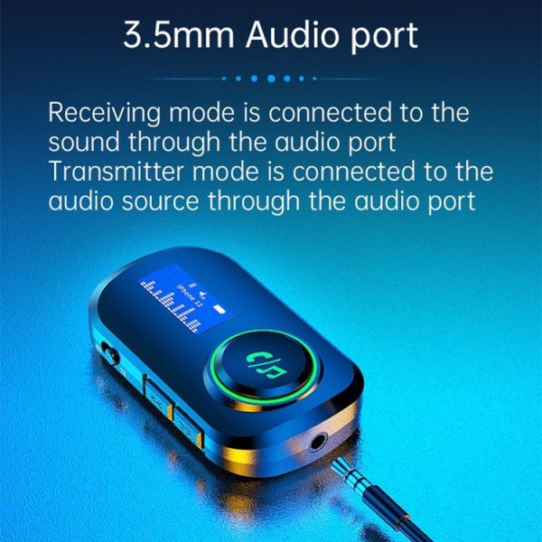 T5 2 in 1 Car Bluetooth Transmitter Receiver MP3 Player - Image 7