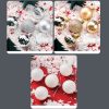 5 PCS Christmas Theme Shooting Props Christmas Balls Ornaments Jewelry Background Photography Photo Props (White) - Image 2