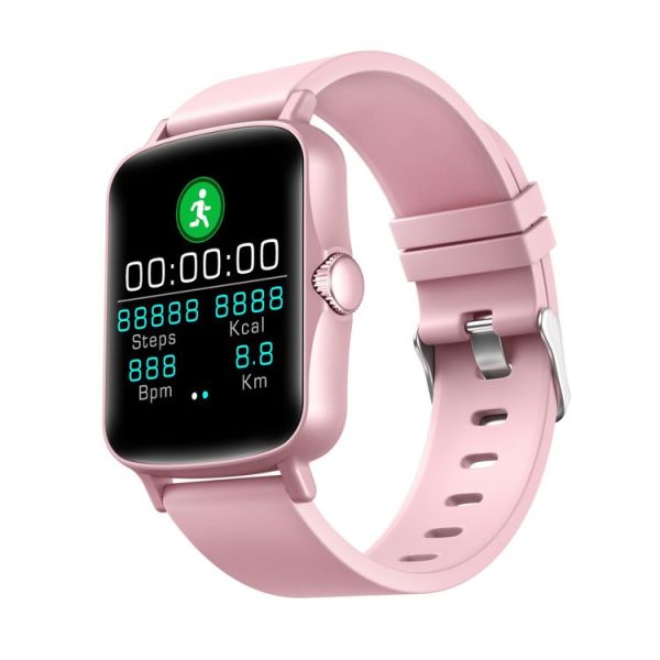 PTone 1.44 inch HD Touch Screen IP67 Waterproof Smart Watch, Support Sleep Monitoring / Heart Rate Monitoring / Blood Pressure Monitoring (Pink) - Image 2