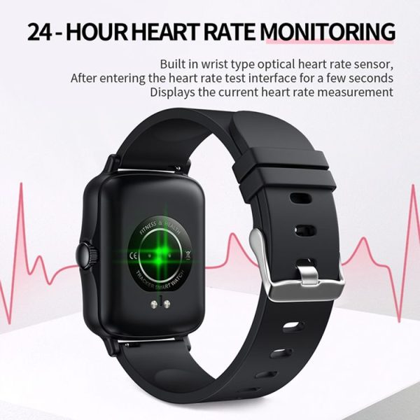 PTone 1.44 inch HD Touch Screen IP67 Waterproof Smart Watch, Support Sleep Monitoring / Heart Rate Monitoring / Blood Pressure Monitoring (Pink) - Image 3