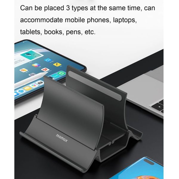 MOMAX KH7E Laptop Desktop Storage Bracket Holder (Grey) - Image 3