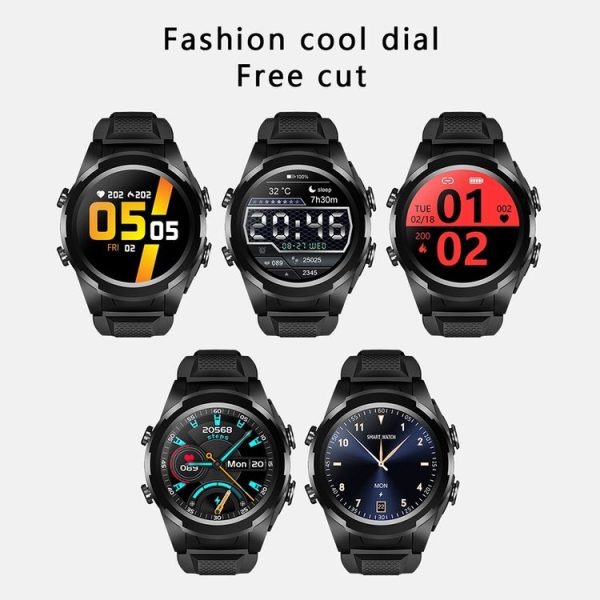 F6 1.28 inch IPS Screen 2 in 1 Bluetooth Earphone Smart Watch, Support Heart Rate & Blood Oxygen Monitoring / Bluetooth Music, Style: Steel Strap (Black) - Image 15