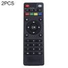 2 PCS x96 Set-Top Box Remote Control for T95M / T95N / X96 mini / M8s / T95X (Black)
