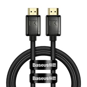 Baseus WKGQ000001 HD Seires HDMI 8K to HDMI 8K HD Same Screen Conversion Cable, Length: 1m