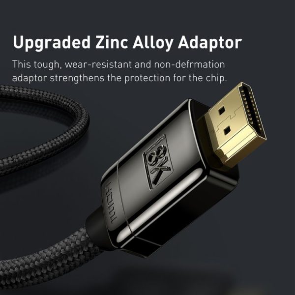 Baseus WKGQ000001 HD Seires HDMI 8K to HDMI 8K HD Same Screen Conversion Cable, Length: 1m - Image 5