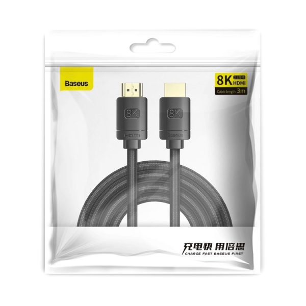 Baseus WKGQ000201 HD Seires HDMI 8K to HDMI 8K HD Same Screen Conversion Cable, Length: 3m - Image 8