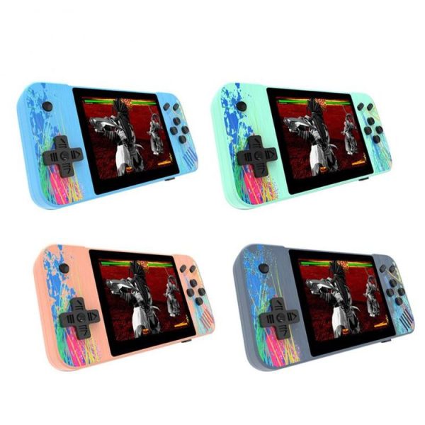 G3 Macaron 3.5 inch Screen Handheld Game Console Built-in 800 Games (Grey) - Image 2