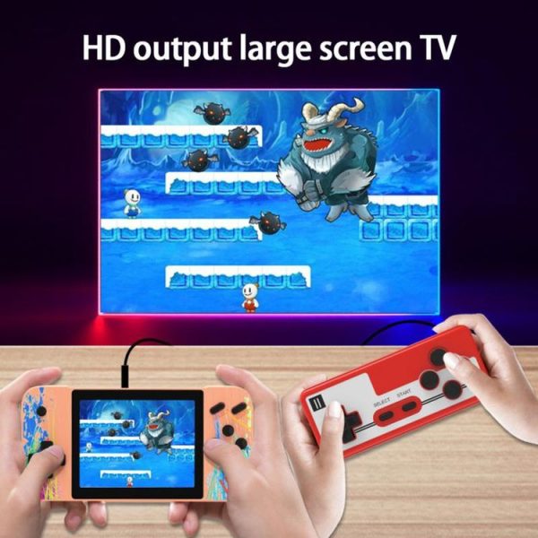 G3 Macaron 3.5 inch Screen Handheld Game Console Built-in 800 Games (Grey) - Image 7