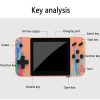 G3 Macaron 3.5 inch Screen Handheld Game Console for Dual Players Built-in 800 Games (Pink) - Image 8