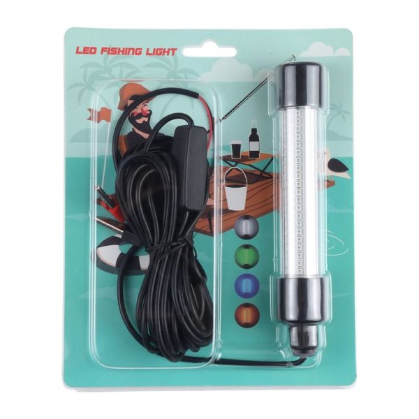 LED Fishing Light Underwater Luminous Lure Lamp, AC / DC 12-24V (Warm White) - Image 6