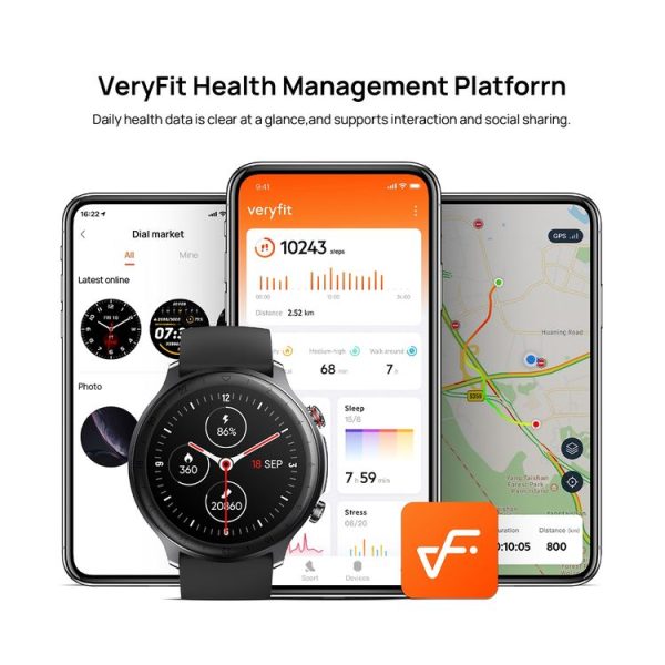 DOOGEE CR1 Pro 1.28 inch TFT Screen Smart Watch, 5ATM Waterproof, Support 14 Sports Modes / Heart Rate & Blood Oxygen Monitoring (Black) - Image 15