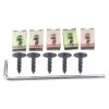 A5528 60 in 1 M5x16 Mudguard Screw with Clip Nut + Wrench N90775001 for Audi - Image 7