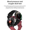 TW26 1.28 inch IPS Touch Screen IP67 Waterproof Smart Watch, Support Sleep Monitoring / Heart Rate Monitoring / Dual Mode Call / Blood Oxygen Monitoring, Style: Silicone Strap (Grey Blue) - Image 8