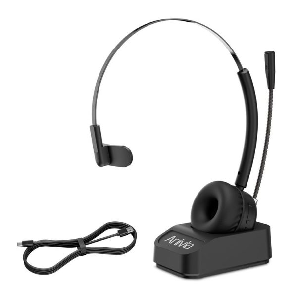 Anivia A8 Bluetooth Telephone Headset with Noise-cancelling Microphone (Black)