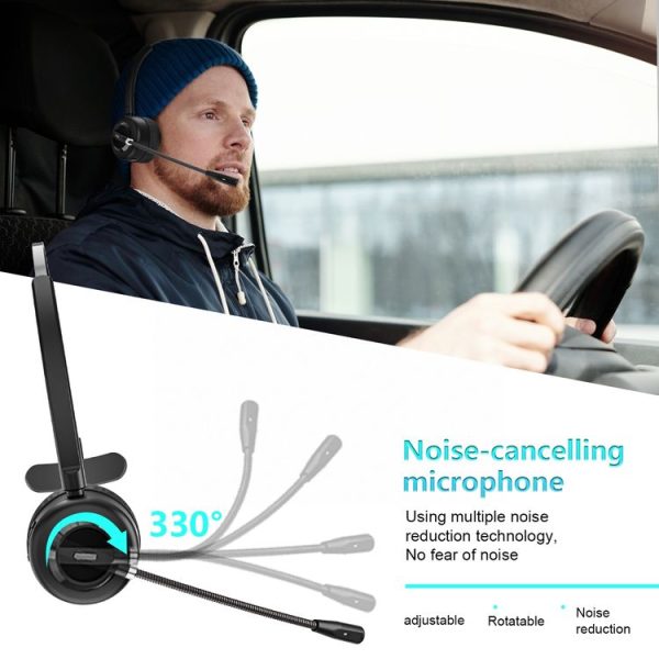 Anivia A8 Bluetooth Telephone Headset with Noise-cancelling Microphone (Black) - Image 3