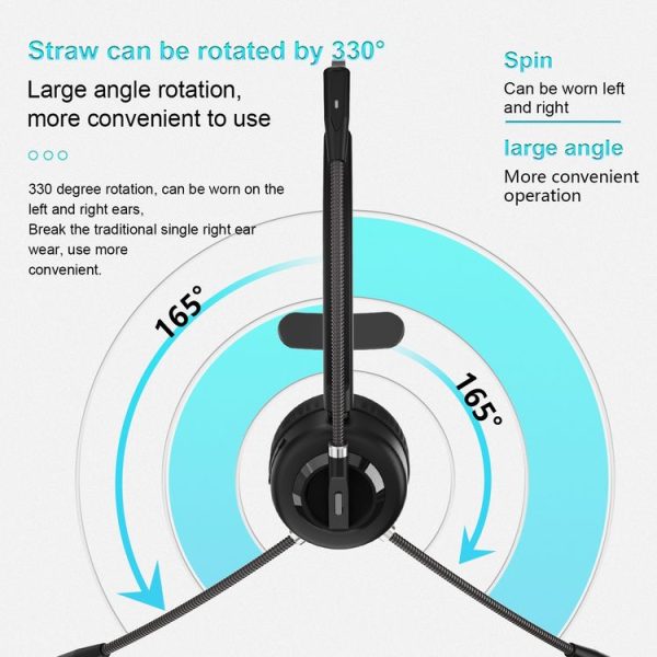 Anivia A8 Bluetooth Telephone Headset with Noise-cancelling Microphone (Black) - Image 5