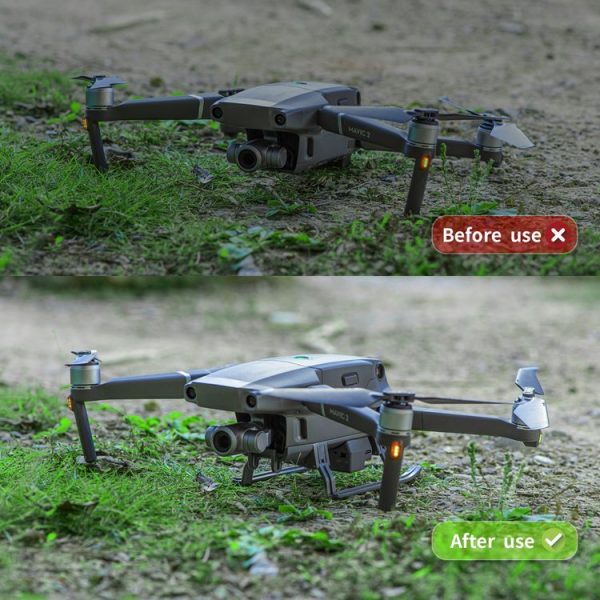 STARTRC for DJI Mavic 2 2 in 1 Chargeable Air-Dropping Thrower System Folding Landing Gear Leg - Image 6