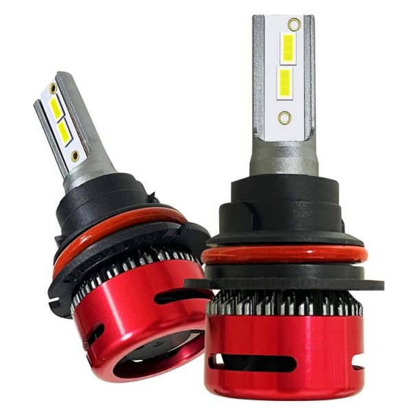 1 Pair F10 9004 DC9-23V / 24W / 2500LM / 6000K IP67 Car LED 3570 Lamp Beads Headlight (White Light)