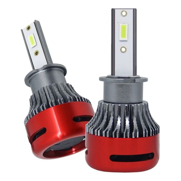 1 Pair F10 H3 DC9-23V / 24W / 2500LM / 6000K IP67 Car LED 3570 Lamp Beads Headlight (White Light)