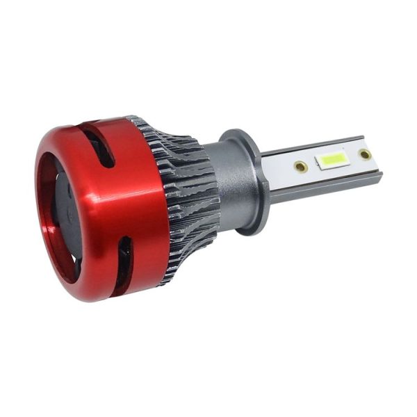 1 Pair F10 H3 DC9-23V / 24W / 2500LM / 6000K IP67 Car LED 3570 Lamp Beads Headlight (White Light) - Image 2
