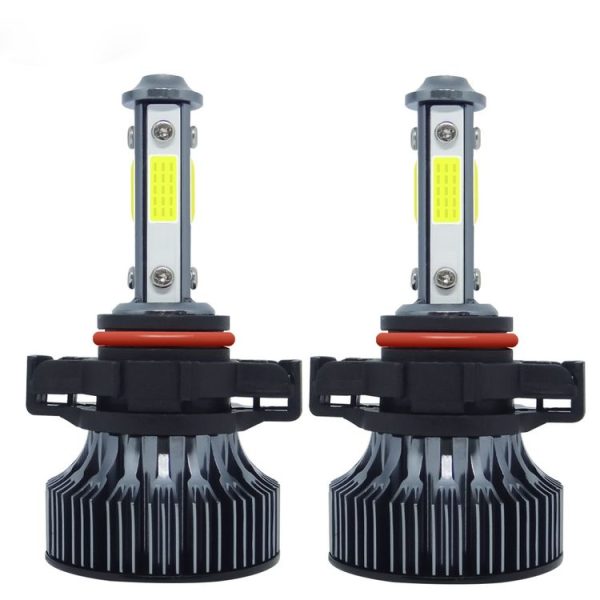 1 Pair V7 5202 DC9-36V / 22W / 2200LM / 6000K IP68 Car LED COB Lamp Beads Headlight (White Light)