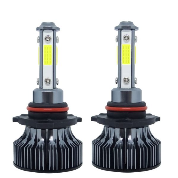 1 Pair V7 9005 DC9-36V / 22W / 2200LM / 6000K IP68 Car LED COB Lamp Beads Headlight (White Light)
