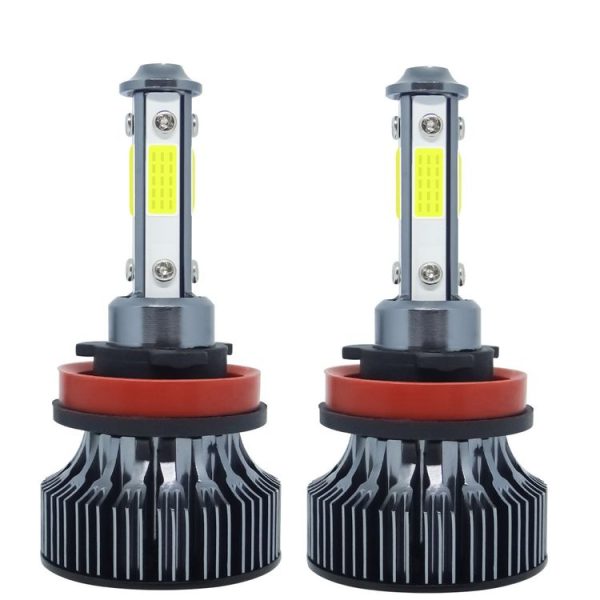 1 Pair V7 H11 DC9-36V / 22W / 2200LM / 6000K IP68 Car LED COB Lamp Beads Headlight (White Light)
