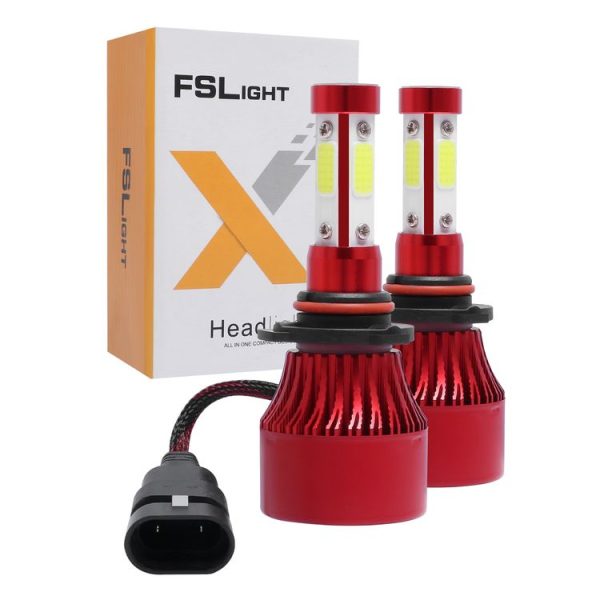 1 Pair X7 9005 DC12V / 22W / 2200LM / 6500K IP67 Car LED COB Lamp Beads Headlight (White Light) - Image 7