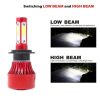 1 Pair X7 9006 DC12V / 22W / 2200LM / 6500K IP67 Car LED COB Lamp Beads Headlight (White Light) - Image 4