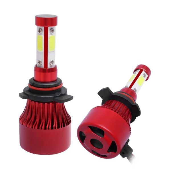 1 Pair X7 9012 DC12V / 22W / 2200LM / 6500K IP67 Car LED COB Lamp Beads Headlight (White Light)