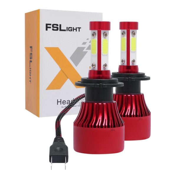 1 Pair X7 H7 DC12V / 22W / 2200LM / 6500K IP67 Car LED COB Lamp Beads Headlight (White Light) - Image 7