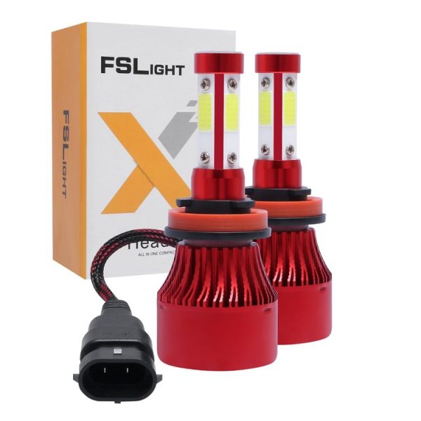 1 Pair X7 H11 DC12V / 22W / 2200LM / 6500K IP67 Car LED COB Lamp Beads Headlight (White Light) - Image 7