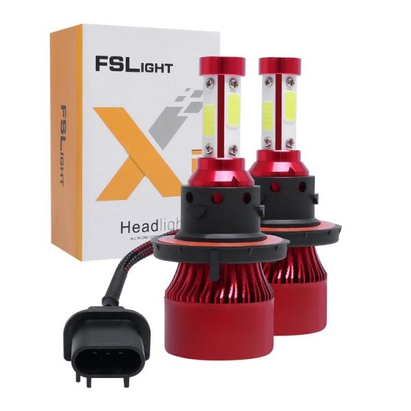 1 Pair X7 H13 DC12V / 22W / 2200LM / 6500K IP67 Car LED COB Lamp Beads Headlight (White Light) - Image 7