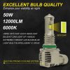 1 Pair A15 9005 DC9-16V / 30W / 3000LM / 6500K IP67 Car LED 3570 Lamp Beads Headlight (White Light) - Image 2