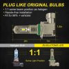 1 Pair A15 9005 DC9-16V / 30W / 3000LM / 6500K IP67 Car LED 3570 Lamp Beads Headlight (White Light) - Image 3