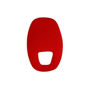 Car Suede Wrap Gear Shift Knob Cover for Porsche Cayenne / Panamera 2018-, Left and Right Drive Universal (Wine Red)