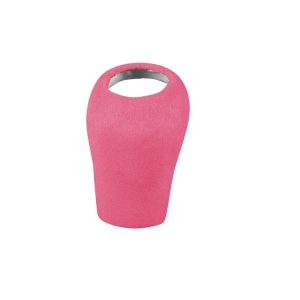 Car Suede Wrap Gear Handle Cover for Mercedes-Benz A-Class / C-Class / E-Class / GLK / CLS, Left and Right Drive Universal (Pink)