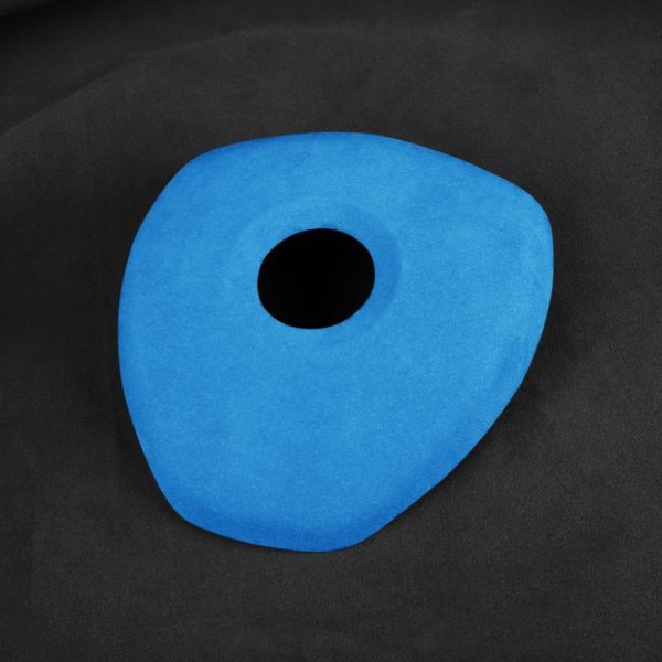 Car Suede Wrap Steering Wheel Decorative Cover for BMW X5 / E70 / X6 / E71 2008-2013 High-level Configuration Version, Left and Right Drive Universal (Sky Blue) - Image 3