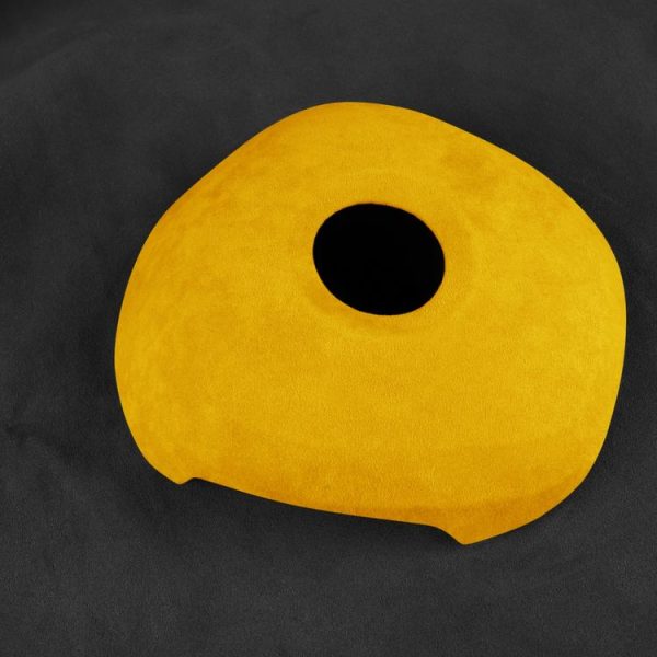 Car Suede Wrap Steering Wheel Decorative Cover for BMW X1 2016-2021, Left and Right Drive Universal (Yellow) - Image 3
