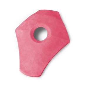 Car Suede Wrap Steering Wheel Decorative Cover for BMW E60 5 Series 2003-2012 Low-level Configuration Version, Left and Right Drive Universal (Pink)