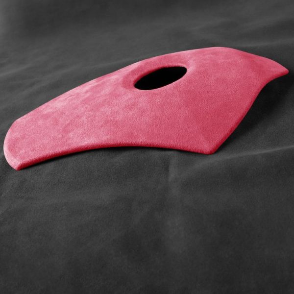 Car Suede Wrap Steering Wheel Decorative Cover for BMW E60 5 Series 2003-2012 Low-level Configuration Version, Left and Right Drive Universal (Pink) - Image 4