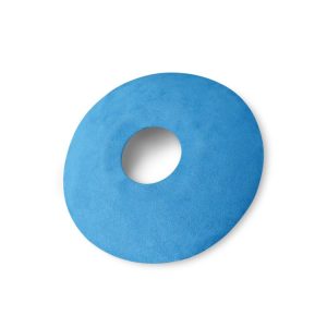 Car Suede Wrap Steering Wheel Decorative Cover for BMW M3 E46 2003-2012 / 3 Series, Left and Right Drive Universal (Sky Blue)