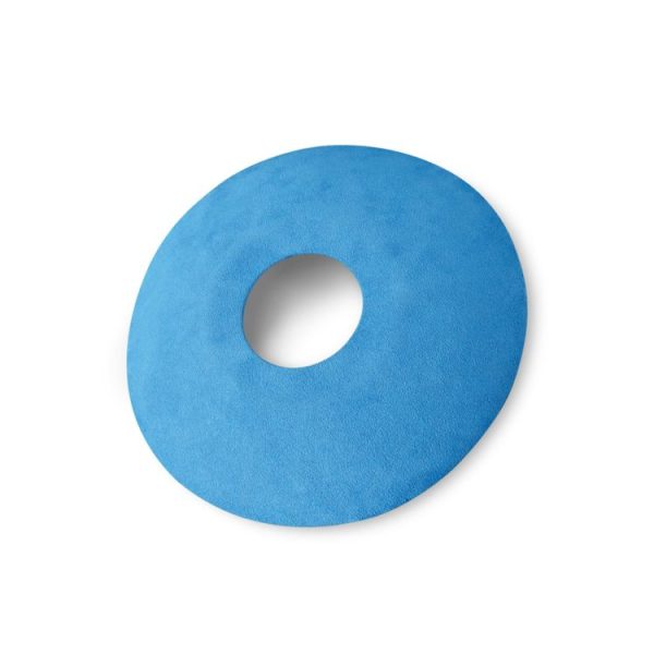 Car Suede Wrap Steering Wheel Decorative Cover for BMW M3 E46 2003-2012 / 3 Series, Left and Right Drive Universal (Sky Blue)