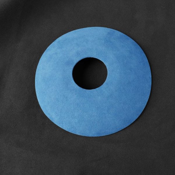 Car Suede Wrap Steering Wheel Decorative Cover for BMW M3 E46 2003-2012 / 3 Series, Left and Right Drive Universal (Sky Blue) - Image 3