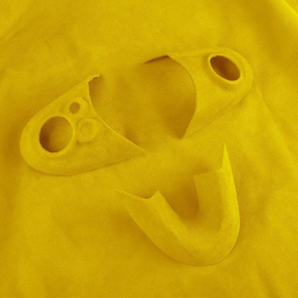Car Suede Wrap Steering Wheel Decorative Cover for BMW mini F Series, Left and Right Drive Universal (Yellow) - Image 3
