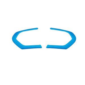 Car Suede Wrap Steering Wheel Decorative Cover for BMW 1 / 2 / 5 Series, Left and Right Drive Universal (Sky Blue)