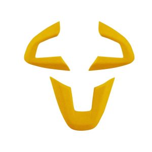 Car Suede Wrap Steering Wheel Decorative Cover for BMW Z4 2009-2015, Left and Right Drive Universal (Yellow)